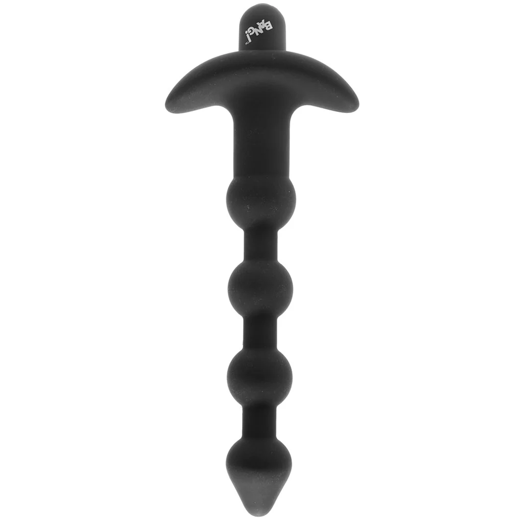 Bang! Vibrating Anal Beads in Black - Image 2