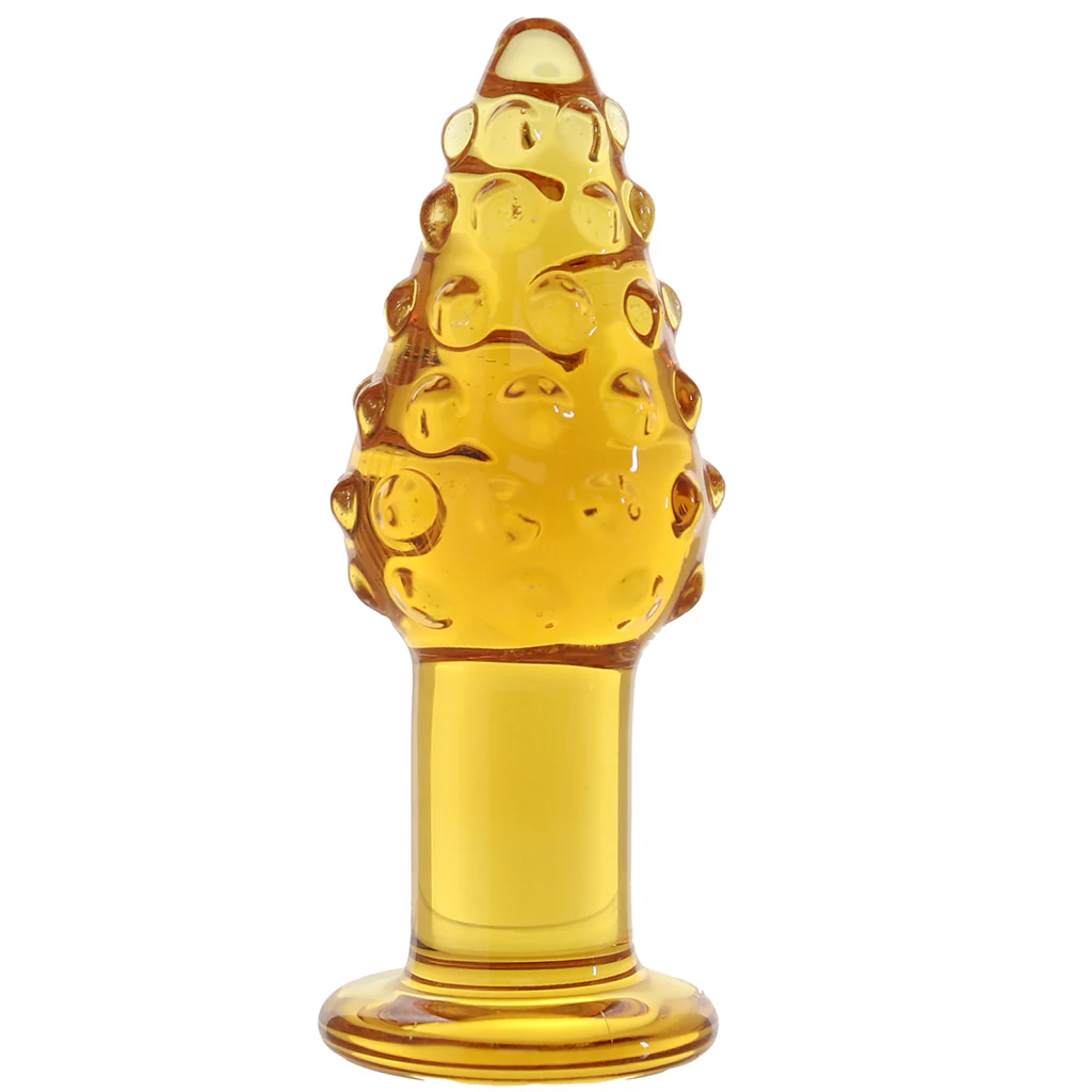 glÀs Cornstar 4 Inch Glass Butt Plug