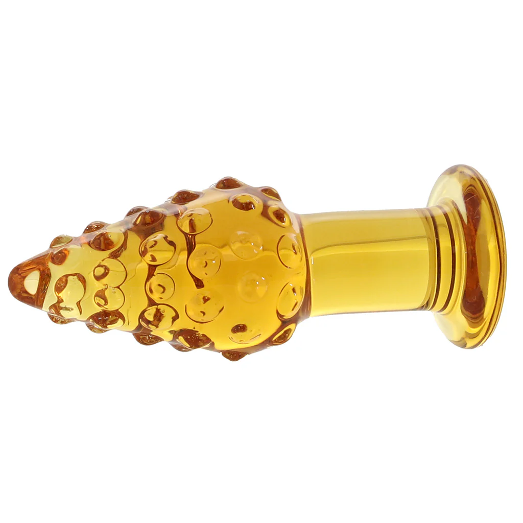 glÀs Cornstar 4 Inch Glass Butt Plug - Image 6