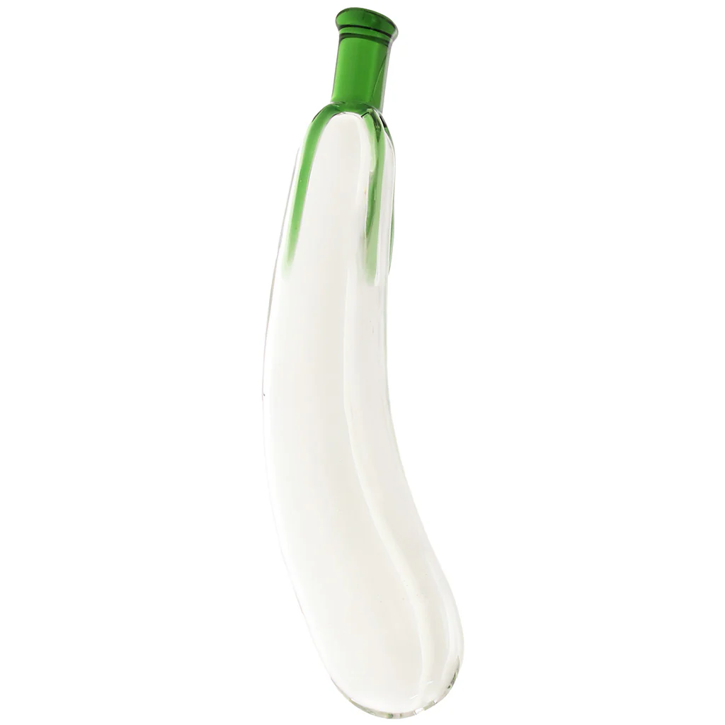 glÀs Eggplant Ecstacy Glass Dildo