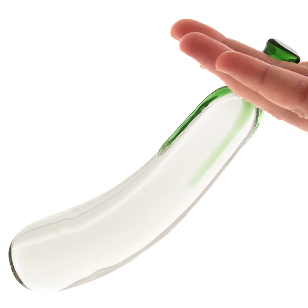 glÀs Eggplant Ecstacy Glass Dildo - Image 3