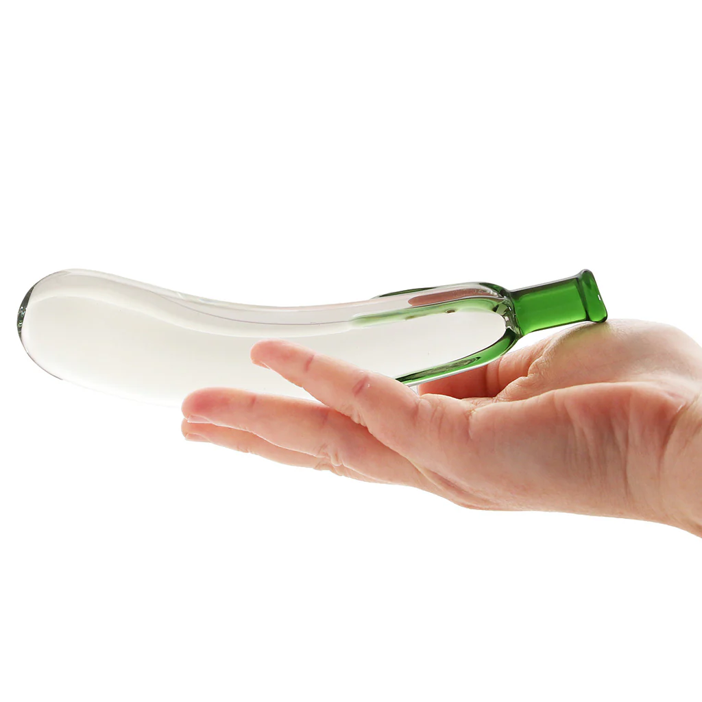 glÀs Eggplant Ecstacy Glass Dildo - Image 4