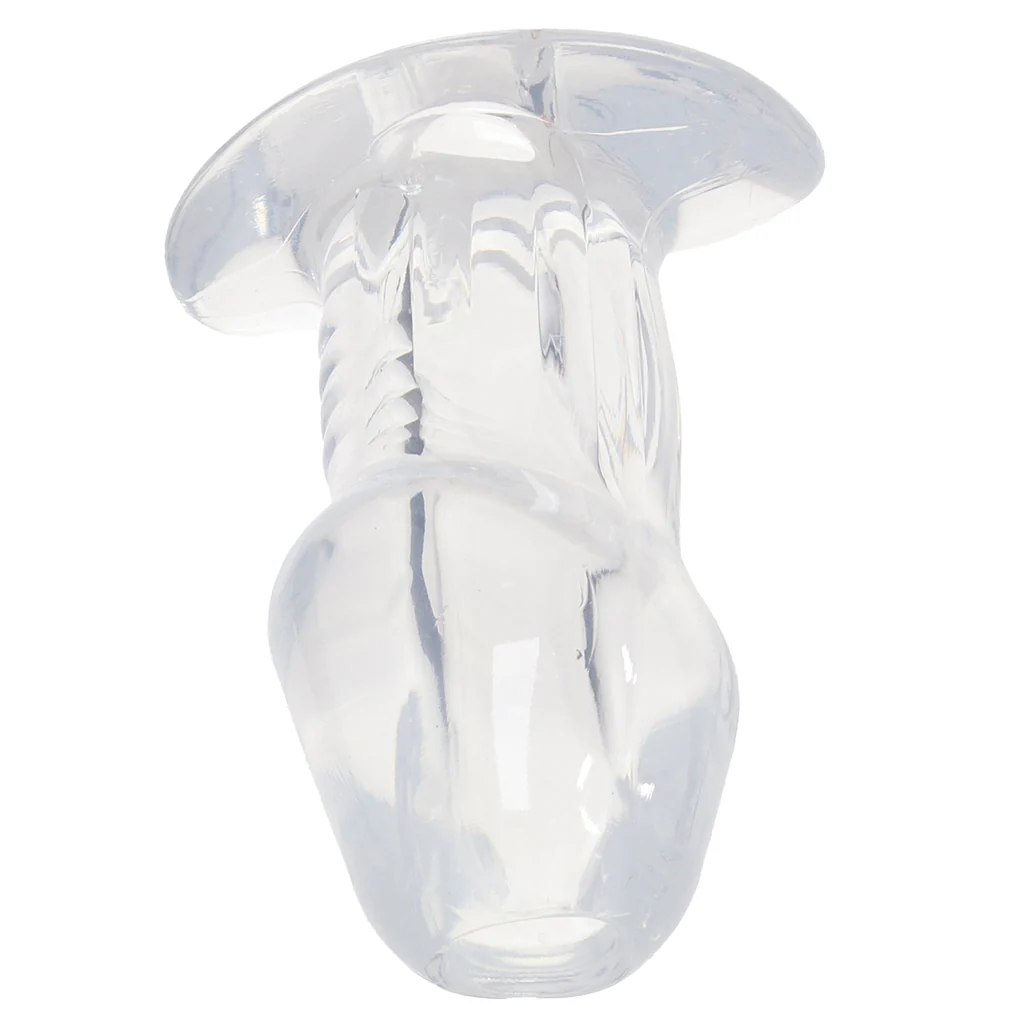 Master Series Dicked Hollow Anal Plug in Small - Image 2