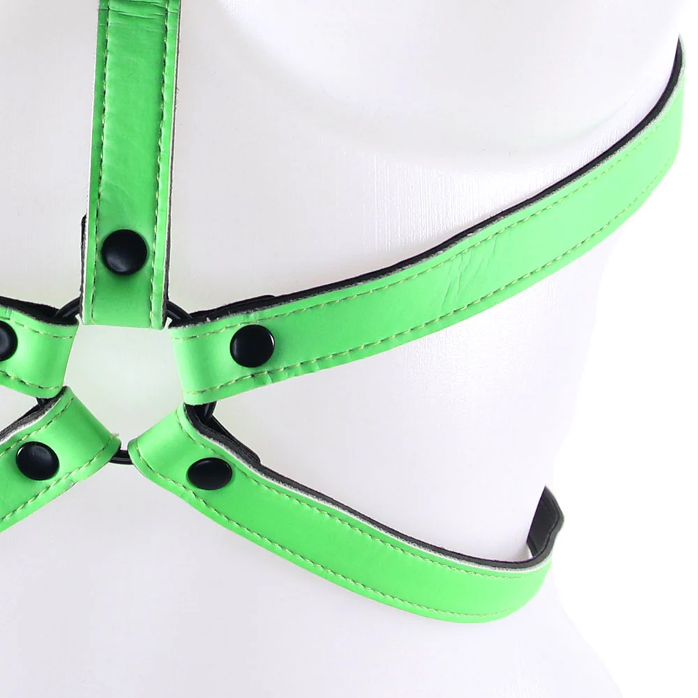 Ouch! Glow In The Dark Body Harness /M - Image 4