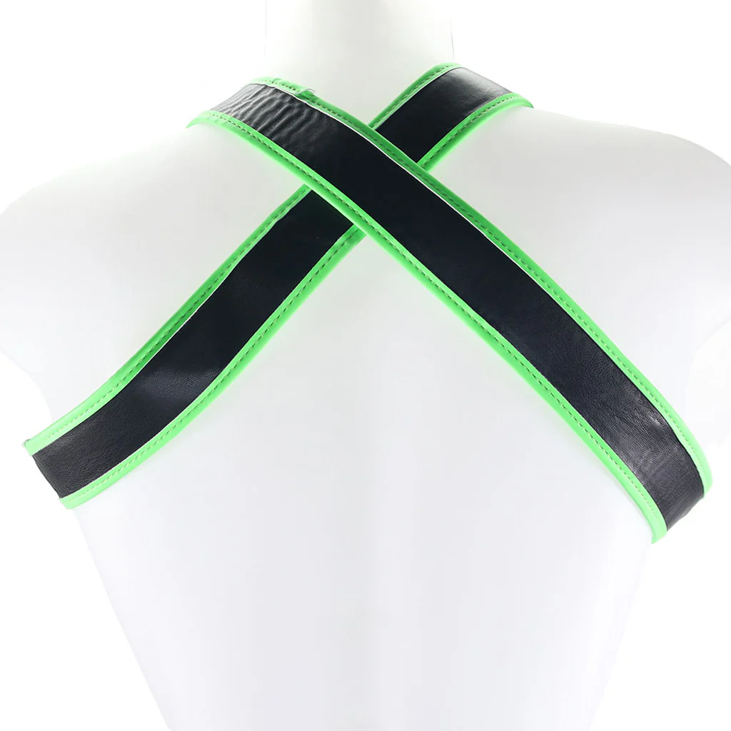 Ouch! Glow in the Dark Buckle Bulldog Harness /XL - Image 2