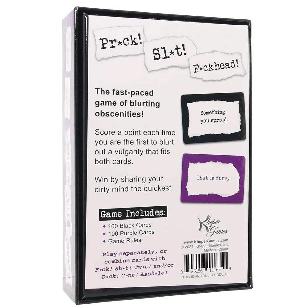 Pr*ck! Sl*t! F*ckhead! The Card Game - Image 11