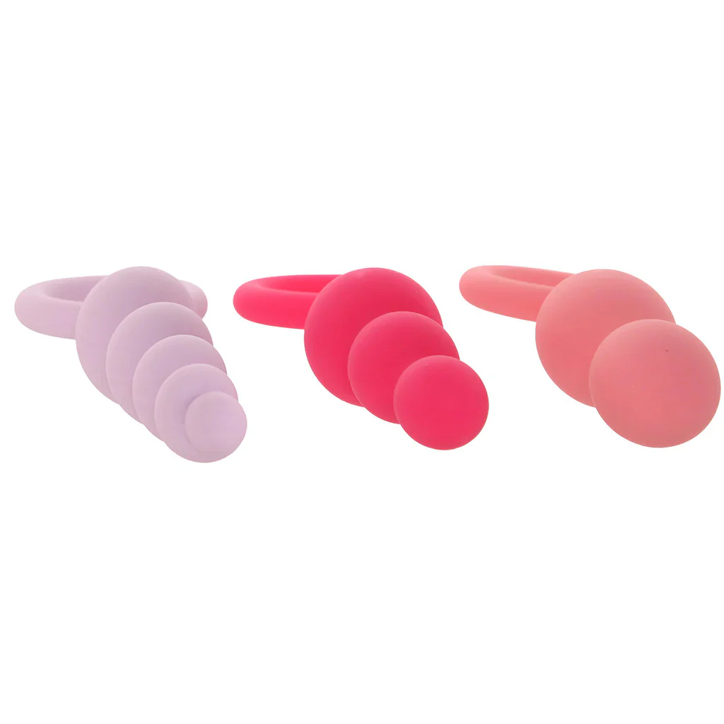 Satisfyer Plugs Silicone 3 Piece Set in Multi-Coloured - Image 2
