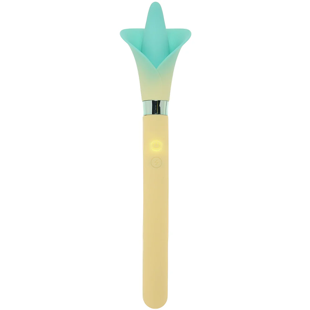 Vala Fiercely Powerful Silicone Flower Vibe in Yellow